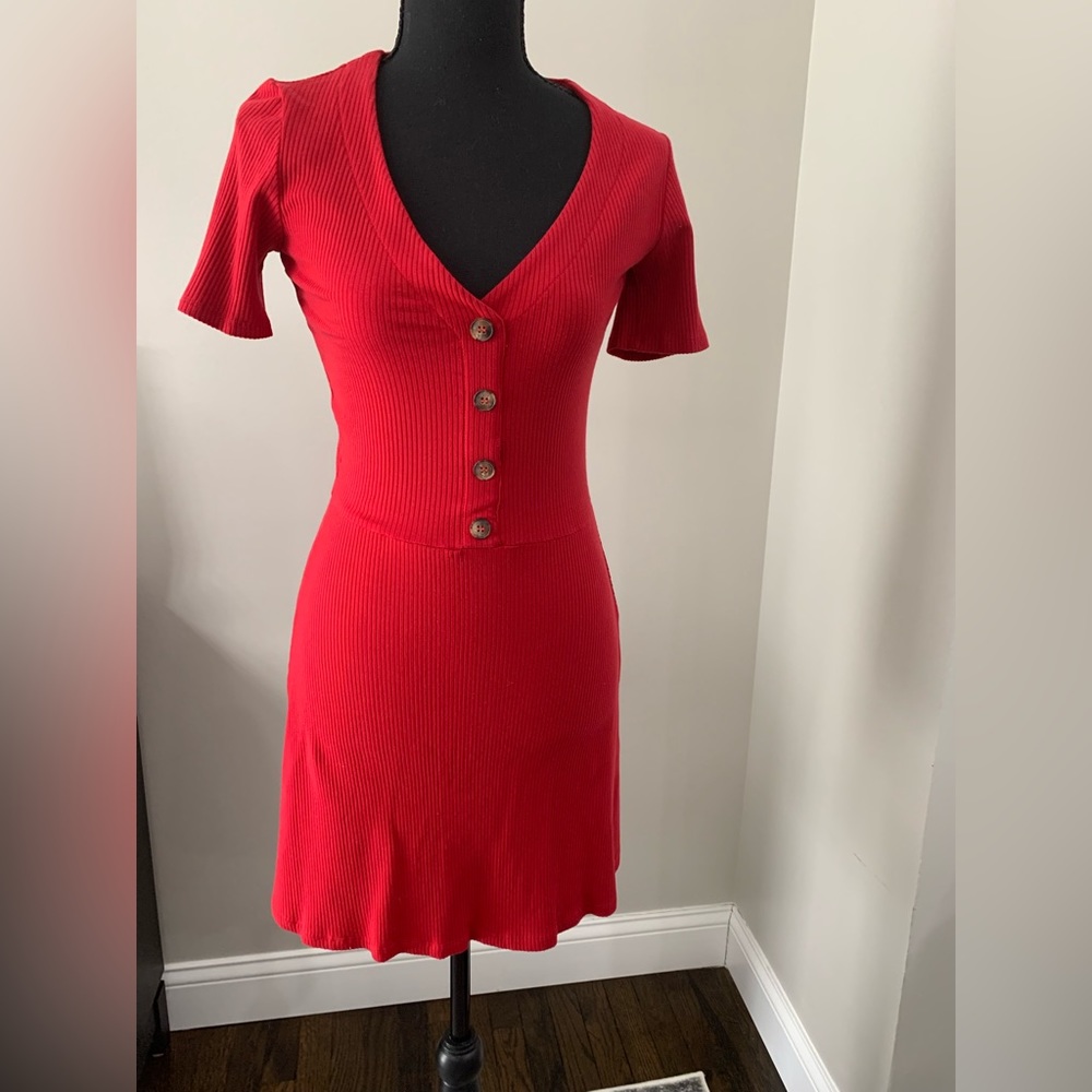 Reformation Red Mini Dress